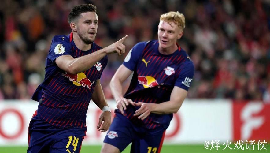 莱比锡3-1击败马格德堡晋级,鲍姆加特纳双响。 莱比锡3-1击败马格德堡晋级,鲍姆加特纳双响。